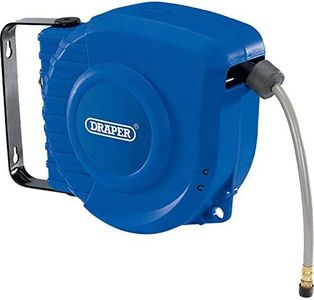 Draper 15047 Retractable Air Hose Reel, Blue, 12 m