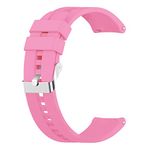 ACM Watch Strap Silicone Belt compatible with Boat Lunar Connect Pro Smartwatch Classic Band Light Pink