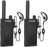 Baofeng T26 Walkie Talkies Long Range, Rechargeable Li-ion Battery 16 FRS Channel Two Way Radios with Earpieces for Adults, Handheld Mini Compact Walky Talky with Type-C Charging