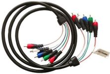 Steren 257-606BK Component Audio/Video Cable - Component for Monitor - 6 ft - 5 x RCA Male Audio/Video - 5 x RCA Male Audio/Video - Black (Steren257-606BK)