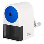 Deli EH502 Auto-Feed, |5 Grade| Adjustable Rotary Sharpener, White, Pack of 1