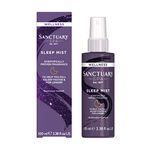 Sanctuary Spa Pillow Spray, Sleep Mist for Face, Body and Pillow with Hyaluronic Acid, Vegan and Cruelty Free, 100 ml