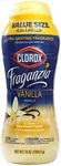 Clorox Fraganzia In-Wash Scent Booster Crystals in Vanilla Scent, 70oz | Laundry Scent Booster Crystals | In-wash Scent Booster for Fresh Laundry in Vanilla Scent 70 Ounce Crystals