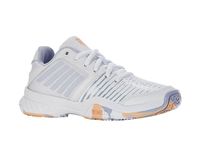 K-Swiss Performance Court Express Omni Tennis Shoes, White/Heather/Peach Fuzz, 5 UK