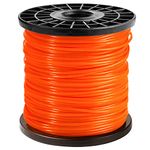 CHRORINE Strimmer Line Wire Cord 2.4mm x 100m Round Nylon Trimmer Line Wire Heavy Duty Brush Cutter Line