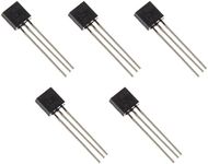 Bridgold 5pcs 2N3819 2N 3819 N-Channel JFET transistors,TO-92.