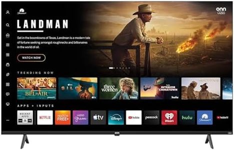VIZIO Onn 43S4V1 43" Class 4K (2160p) Powered Smart TV, Ultra HD Streaming, & Compatible with Apple AirPlay, Google Home, and Alexa (Renewed)