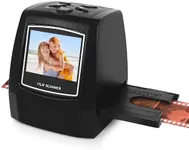 Pyle Film Scanner and Slide Digitizer - All in 1 22MP Slide Digital Film Slide Scanner, Image Converter, Compatible w/ Super-8 Film, 126 KPK Film, Converts 35mm Slides and Negatives - Pyle PSCNPHO32