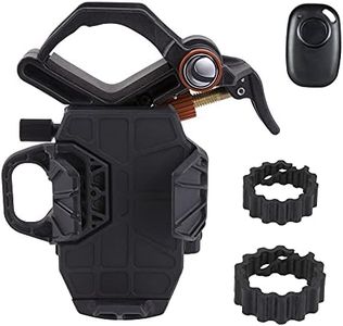 Celestron 81057 NexYZ DX 3-Axis Smartphone Adapter Kit with Bluetooth Shutter Remote - Capture Images and Video Through Your Telescope, Spotting Scope, Binoculars, Monocular and Microscope, Black