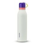 Owala FreeSip Twist Insulated Stainless Steel Water Bottle with Straw for Sports and Travel, BPA-Free, 24-oz, Purple/Green (Minty Horizons)