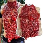 Bulex Scary Halloween Costumes Bloody Zombie Decoration Creepy Horror Cosplay Prop, Green