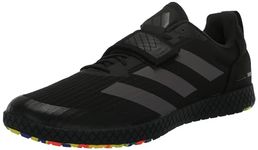 adidas Unisex-Adult The Total Sneaker, Black/Charcoal/Lucid Blue, 5 Women/4 Men