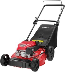 PowerSmart 21-Inch Gas Lawn Mower with B&S Engine, 3-in-1 (Bag/Mulch/Rear Discharge), Self-Propelled, 6 Cutting Heights, Durable Steel Deck, Rear-Wheel Drive