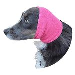 The Original Happy Hoodie for Dogs and Cats - The Grooming and Force Drying Miracle Tool for Anxiety Relief and Calming Dogs (Large Pink)