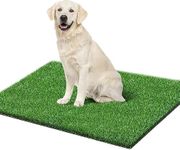 SSRIVER 80*130CM Artificial Grass for Dogs Fake Grass for Dogs Professional Puppy Potty Trainer Replacement Dog Grass Pad for Indoor and Outdoor Dog Training Floor Protection