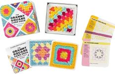 50 Mix & Match Designs The Granny Square Card Deck, Granny Square Crochet Book, Various Color Combinations and Designs for Fun and Fabulous Crochet Blocks