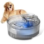 KutoraWorks Dog Water Fountain, 170oz/1.3Gallon/5L Large Pet Water Dispenser Automatic Dog Water Bowl with Replacement Filter for Cat, Dogs, Multiple Pets