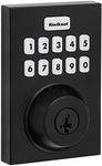 Kwikset 620CNTZW700-514S Contemporary Home Connect Keypad Connected Smart Lock Deadbolt with Z-Wave 700 and SmartKey Iron Black Finish