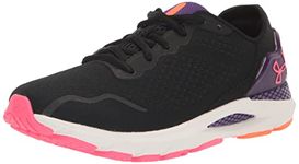 Under Armour Women's HOVR Sonic 6 Running Shoe, (001) Black/Black/Metallic Gun Metal, 9