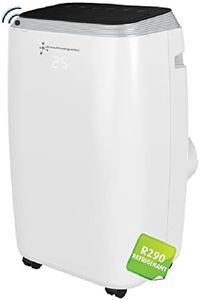 Air Conditioning Centre White Wifi 9000 BTU Cooling Portable Air Conditioner 30m2 Area Compatible with Alexa & Google A Energy Rating Dehumidifier 56dB Quiet 1.5m Hose