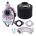 HouYeen 26mm Carburettor for Mikuni Vm22 110Cc 125Cc 140Cc Pit Dirt Bike Carb with Intake Pipe and Air Filter