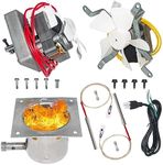 Complete Grill Upgrade Kit - 2.0 Auger Motor, Induction Fan, Fire Burn Pot, Hot Rod Ignitor & Power Cord-Compatible with Traeger, Pit Boss, Camp Chef, Z Grills & More Wood Pellet Grills