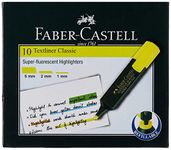 Faber-Castell Chisel Textliner - Pack Of 10 (Pink)