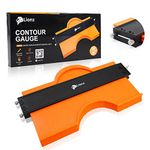 Lionz Contour Gauge Shape and Outline Tool - 10" Super Gauge Profile Tool with Lock and Adjusting Screws for Copying Angles and Odd Shapes. Gifts for Men - Stocking Stuffers for Him