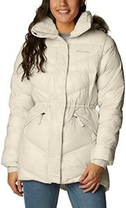 Columbia Women's Peak To Park II Mid Insulated Jacket, Chalk Gunmetal, X-Large