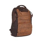 Gear Aspire 3 19"/35L Faux leather Large Water Resistant Laptop Backpack/Casual Backpack/Daypack/Travel Backpack/College Bag For Men/Women(Brown-Tan)