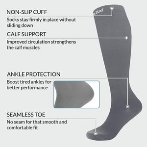360 Relief Compression Socks S/M – Grey Support Hosiery