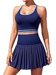 ATTRACO Women 2 Piece Tennis Outfit