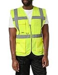 Portwest Madrid Executive Mesh Vest, Size: L, Colour: Yellow, C496YERL