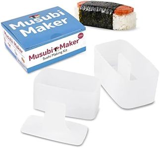 IMPRESA Musubi Maker Kit - 2 Pack - Non-Stick Sushi Press Mold for Handmade Rolls, Kimbap, Onigiri, Sekirei, and Hawaiian Musubi - BPA Free and Non-Toxic