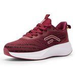 FitVille Women's DashCore Running Shoes V1 Cherry Red