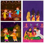 Fiddlys Wood Jigsaw Puzzles for Kids & Children -9 Pieces Age 3+ (Diwali Gift Pack of 4)