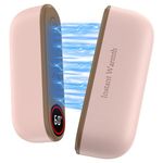 Hand Warmers Rechargeable 2 Packs, 8000mAh Long Lasting Electric Hand Warmer, 2025 Newest Magnetic Hand Warmers with 3 Levels up to 60°C/140°F, Gifts for Chrismas Men Women, Outdoor Camping