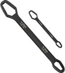 Birudmart Spanner Universal Self-Tightening Wrench Double-Head Torx Wrench Tool with Adjustable Self-tightening Spanner for Outdoor Riding (Multicolor, 2PCS SET)