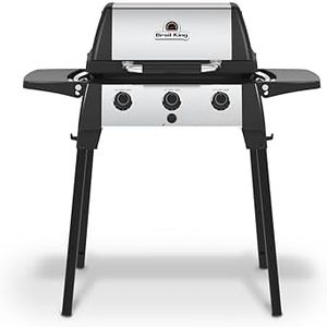 Broil King 952654 Porta-Chef 320 Portable Propane Gas Grill, 3-Burner, Stainless Steel & Black