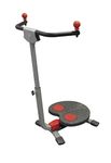 GYMFORM Twist and Shape Exercise Machine Swivel, 240º Rotating Platform for Full Body, Home Exercise, Total Body Workout, Anti-skid Foot Plates, Adjustable height