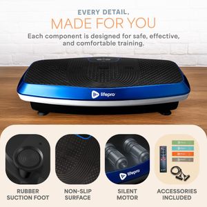 LifePro Hovert 3D Vibration Plate – Full Body Exercise Machine
