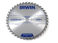 IRWIN IRW1897347 400 x 30mm 40-Teeth Circular Saw Blade with ATB Tooth Grind, Silver,Various