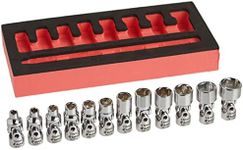 Astro Pneumatic Tool 7412 12-Piece 1/4" Drive Flex Socket Set - 6 Point - Metric