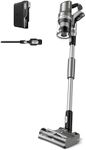 Vax HomePro, Cordless Stick Vacuum Cleaner, Up to 45min Runtime, Self Stand, LED Lights and Hairwrap Resist, Stair and Crevice Tool Included, Graphite and Titanium, CLSV-HPKS