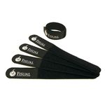 Fisual Chunky Reuseable Hook & Loop Cable Ties - 20 Pack Black