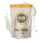 Pulsin - Unflavoured Vegan SOYA Protein Powder - 1kg - 9g Protein, 0.1g Carbs, 39 Kcals Per Serving - Gluten Free, Palm Oil Free and Dairy Free Protein