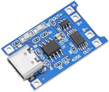 AZDelivery TP4056 Module de charge de batterie – USB type C, circuit de protection, indicateurs LED – Indispensable pour vos batteries Li-ion ou LiPo