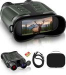 ZIMOCE Night Vision Binoculars for Adults, Full-Colour Digital Night Vision Goggles with 8X Zoom, 4K Video & 36MP Photos, 1000m Viewing Range, Infrared Night Vision for Camping, Wildlife & Security