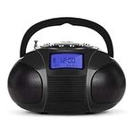 Portable Alarm Clock Radio with Blu