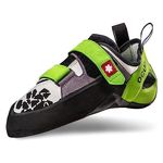 Ocun Jett QC Bouldering Shoe | Rock Climbing Shoe, Grey/Green, 12 Women/11 Men